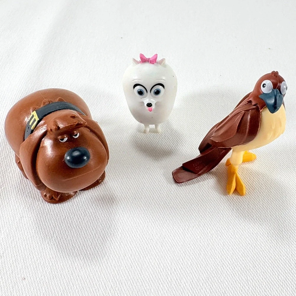 Secret Life of Pets Lot of 3 Mini Figures Duke Gidget Tiberius Replacement Parts
